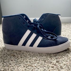 Adidas Cloudfoam high top suede sneakers